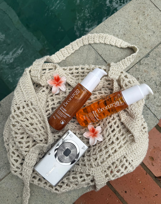 Dúo aceite bronceador