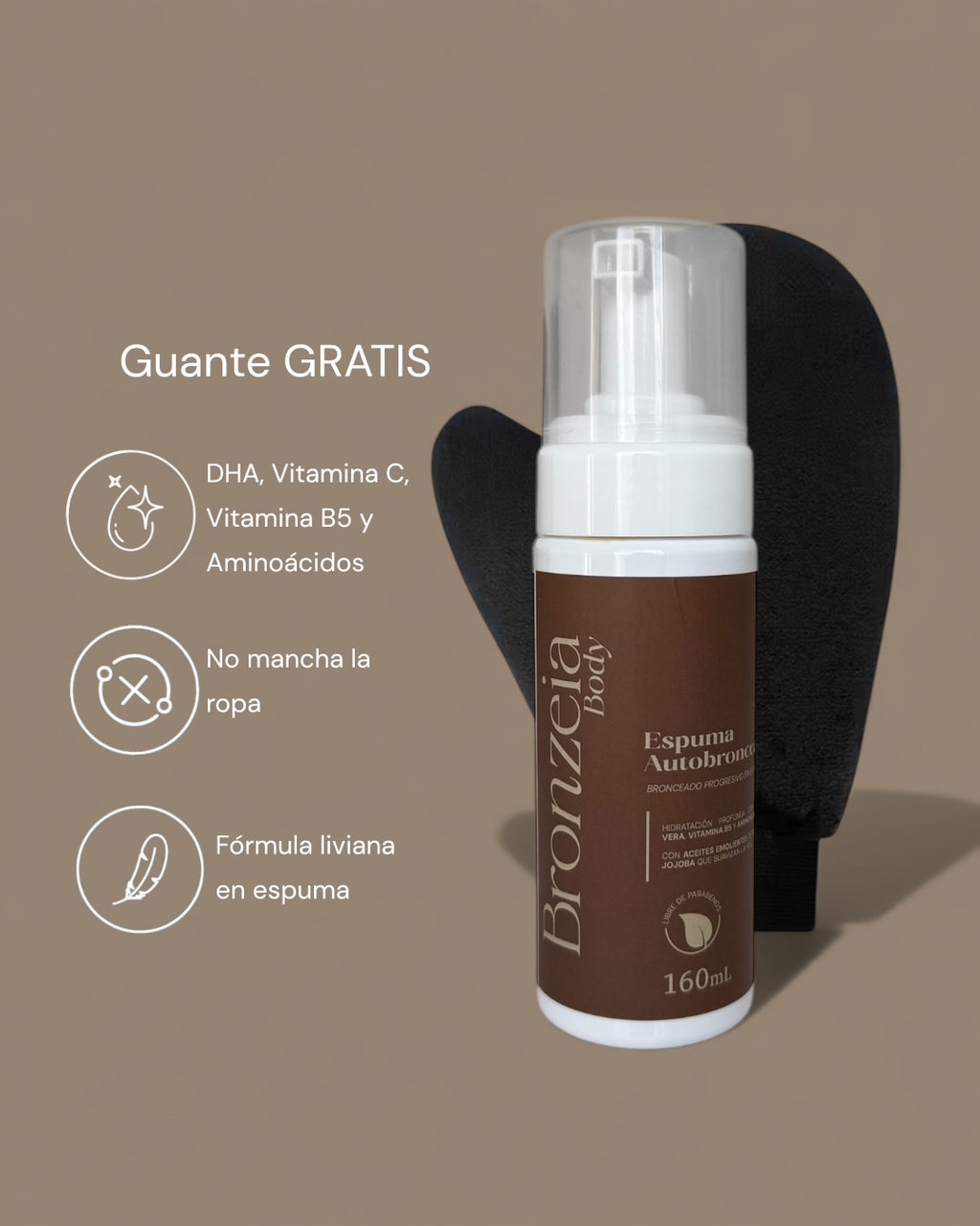 ESPUMA AUTOBRONCEADORA