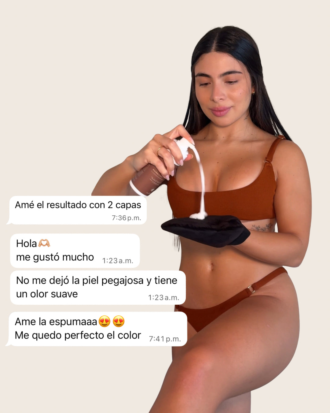 ESPUMA AUTOBRONCEADORA