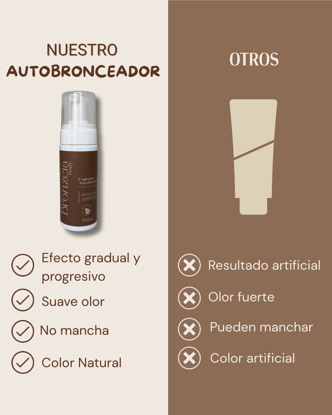 ESPUMA AUTOBRONCEADORA