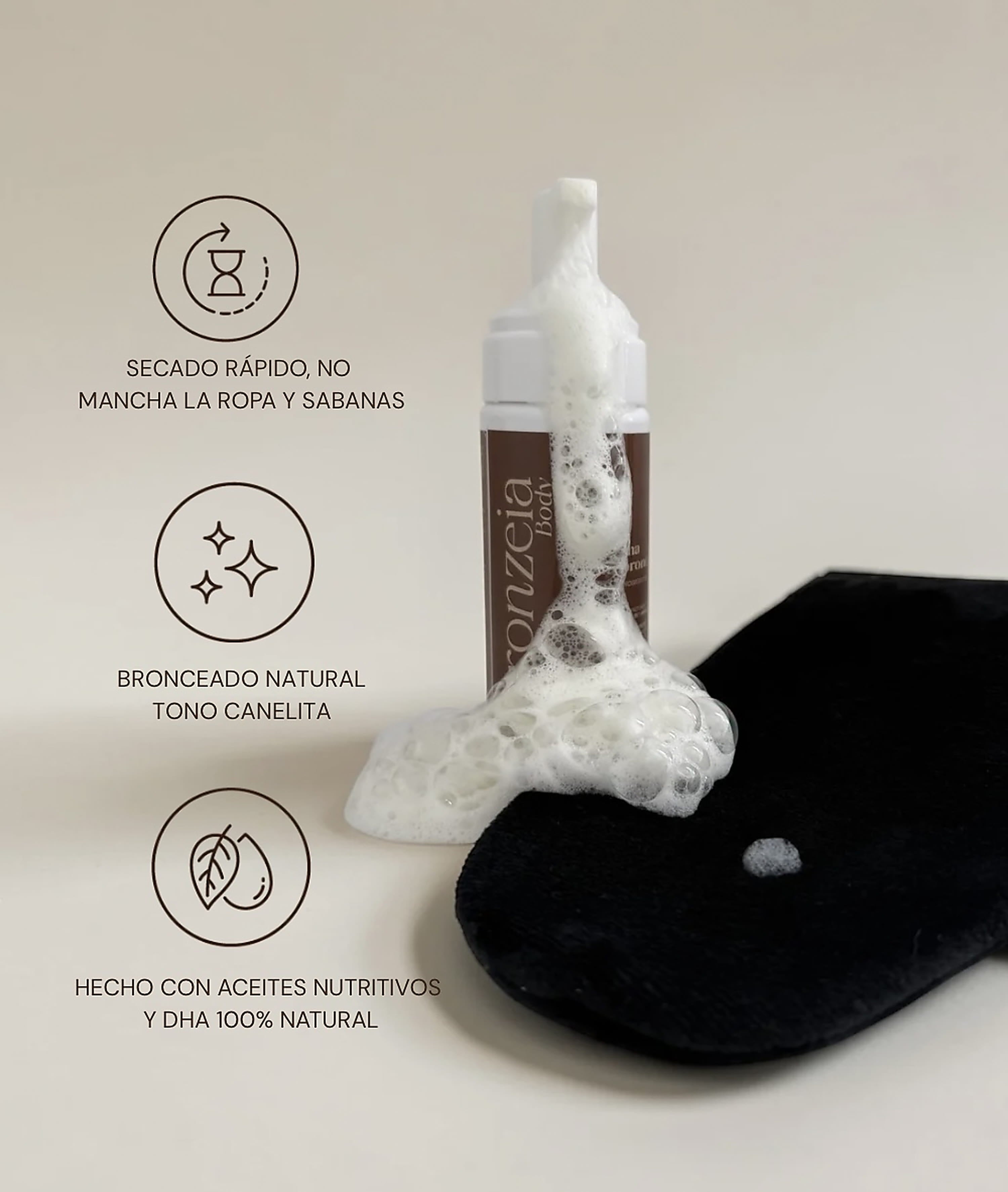 ESPUMA AUTOBRONCEADORA